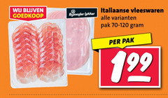  vleeswaren bijzonder italiaanse pak 70-120 