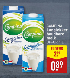  campina melk 1 219 anno volle halfvolle langlekker houdbare l elders 
