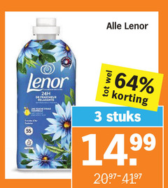  lenor wasverzachter 3 55 64 collection fraicheur relaxante essentielle stuks 