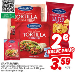  2 scan santa maria super soft medium taco recept tortilla with whole wheat sensing mix for original wrap varieeren pakken large chips salted halve 