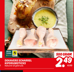  500 beter leven dieren bescherming dekavers scharrel kipdrumsticks naturel gekruid 