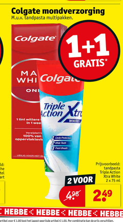  1 2 3 100 colgate mondverzorging tandpasta multipakken tint triple action white verwijdert to veilig protection fresh breath ml hebbe artikel combinatie 