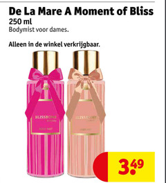  250 la mare moment bliss ml bodymist dames rody mist 