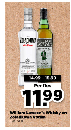 klik op dit plaatje voor een vergroting en voor vergelijkbare aanbiedingen gerelateerd aan
william lawsons zoladkowa whisky wodka 40 700 luxe tradition blended scotch ml produced fles vodka william lawsons zoladkowa whisky wodka 40 700 luxe tradition blended scotch ml produced fles vodka