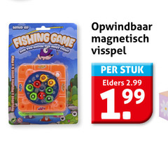  wind up opwindbaar fishing game magnetisch you catch visspel stuk elders 