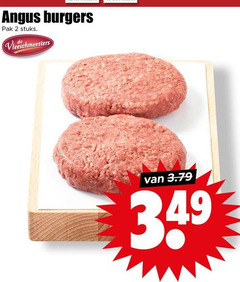  2 angus burgers pak stuks vleeschmeesters 