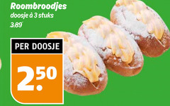  roombroodjes 3 250 doosje stuks 