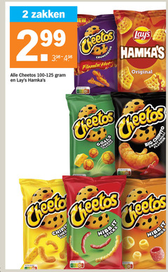  lays cheetos zoutjes 2 zakken hot original score goals cheese flavour big to cheeta nutri nibbit sticks tri rings 