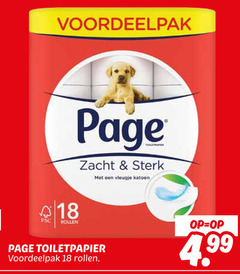  page toiletpapier 18 fsc rollen zacht vleugje katoen 