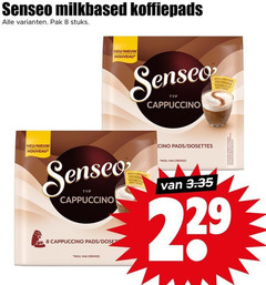  douwe egberts senseo koffiepads 8 milkbased pak stuks nouveau cappuccino pads nou onctueux posities 