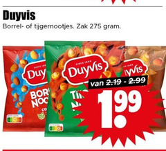  duyvis borrelnootjes 180 1806 borrel tijgernootjes zak since noc 
