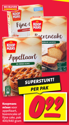  mans receptuur fijne appeltaart enige luchtig koopmans mixen boerencake cake pak 400 