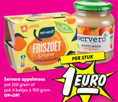  1 4 100 250 100g friszoet original appelmoesjes appelmoes pot pak bakjes stuk 