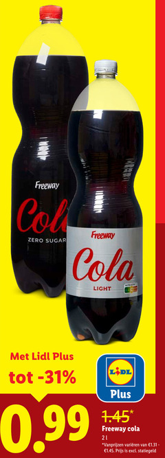  freeway cola zero sugar light varieeren 