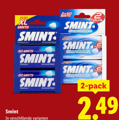  2 50 smint xl mints peppermint sugarfree hours clean breath hour pack 