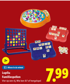  3 lupilu familiespellen vier rij hengelspel 