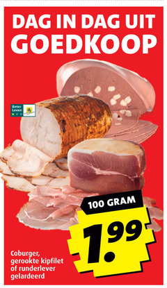  100 dag beter leven coburger gerookte kipfilet runderlever gelardeerd 