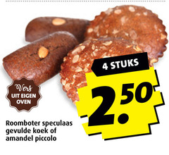  4 vers oven roomboter speculaas gevulde koek amandel piccolo stuks 