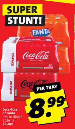  coca-cola cola 20 250 super fanta pack coca tray blikken ml 