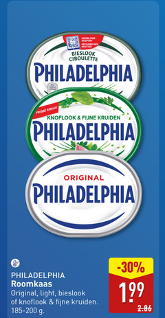  30 44 recepten bieslook ciboulette philadelphia frisse knoflook fijne kruiden original roomkaas light 185-200 