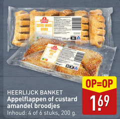  4 6 200 banket custard amandel broodje spas appelflap sun ge heerlijck appelflappen broodjes inhoud stuks 