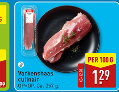  100 varkenshaas culinair ca. 