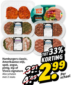  2 33 pittige burger gewicht spekburger stuks signature super juicy classic hamburgers amerikaanse stijl spek angus pittig kip vivera schalen stol schaal 
