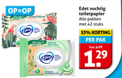  42 100 deel ge limited edition tropical morning vochtig edet toiletpapier natural aloe vera humide pakken stuks pak reinigt beter 