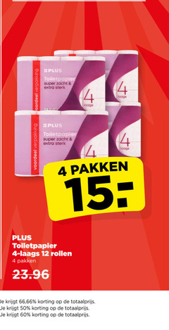  4 12 15 50 60 voordeel toiletpapier super zacht online pakken rollen 