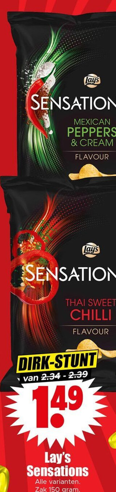  150 sensations mexican peppers cream flavour thai sweet chilli zak 