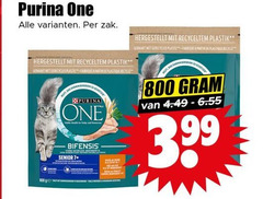  purina one zak plastik gemaakt gerecycled plastic partir plastique recycle bifensis senior 7 