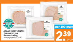  100 scharrel gerookte kipfilet beter natuur boer scharrelkipfilet vleeswaren versafdeling actieprijs kilo 23 9 