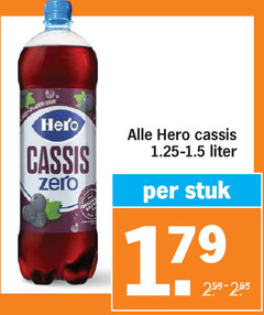  hero cassis zero liter stuk 