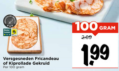  100 beter leven bescherming versgesneden fricandeau kiprollade gekruid 
