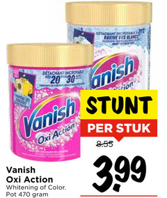  20 30 detachant vos blanc ion vanish action whitening color pot stuk 3.99 