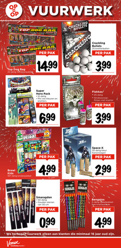  5 16 22 25 30 35 50 vuurwerk top dog bag delig super hero pack knetter lint pak mix kleuren crackling bullets fireworks fountains 3.99 bra sticks 6 99 pieces brawl kids flitsen space kleur kanonslagen kinderpakket smaragd 30cm 2 smaragden sterren cm bengal minimaal jaar oud 
