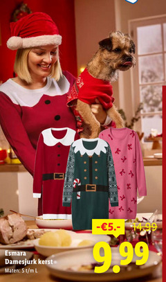  esmara damesjurk kerst maten l 