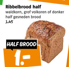  ribbelbrood waldkorn grof volkoren donker gesneden brood 