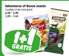  1 2 adventuros bonzo snacks purina trips kilo v.a. wild hert 