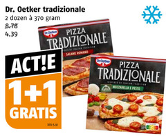  1 2 oetker pizza tradizionale mozzarella pesto dr. dozen kilo salame romano 