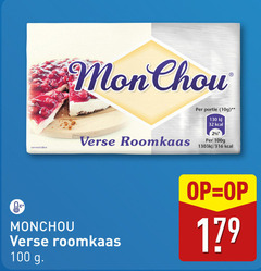  2 32 100 verse roomkaas 100g monchou 
