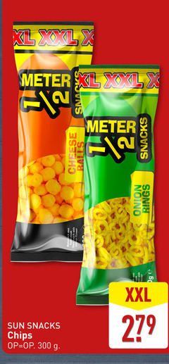  279 300 xl xxl meter cheese balls snacks rings sun chips 