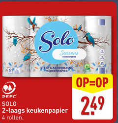  2 4 64 ecolabel solo seasons keukenpapier rollen absorberend vellen 