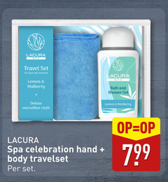  spa travel for your moment lemon mulberry microfiber cloth bath and shower gel celebration hand body travelset 