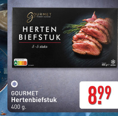  400 finest cuisine herten biefstuk stuks nutri score ge diepvries gourmet hertenbiefstuk 