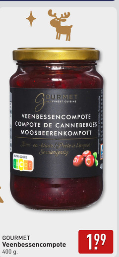  400 go finest cuisine veenbessencompote compote canneberges klaar nutri score gourmet 