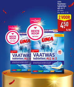  1 2 40 450 consumenten bond vaatwas tabletten all tabs stuk oplosbare folie reinigingskracht stuks vaatwasmiddel zout spoelglans tablet schoon resultaat voorspoelen reinigt ontvet beschermt glans droogeffect 