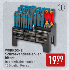  100 p21 workzone schroevendraaier bitset houder delig 