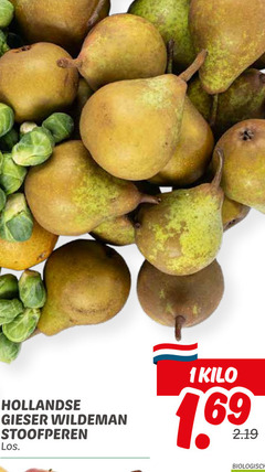  1 hollandse gieser wildeman stoofperen kilo biologisch 