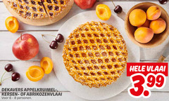  dekavers appelkruimel kersen abrikozenvlaai personen vlaai 3.99 